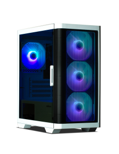 CAJA ZALMAN M4 MATX 4 X VENT 120MM ARGB 2XUSB 3.0 BLANCO S/N FUENTE