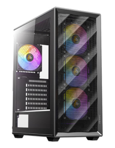 CAJA ANTEC AX85 ARGB ATX NEGRO 4XVENT 120MM 2XUSB SN FUENTE