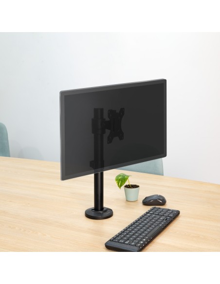 SOPORTE MESA TOOQ PANTALLAS GIRA INCLI 17-32 NEGRO