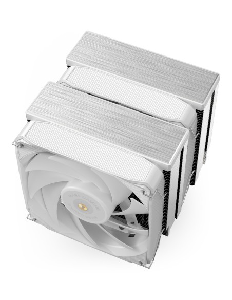 MARS GAMING VENTILADOR CON DISIPADOR MCPU-XU6  2x 12cm  BLANCO