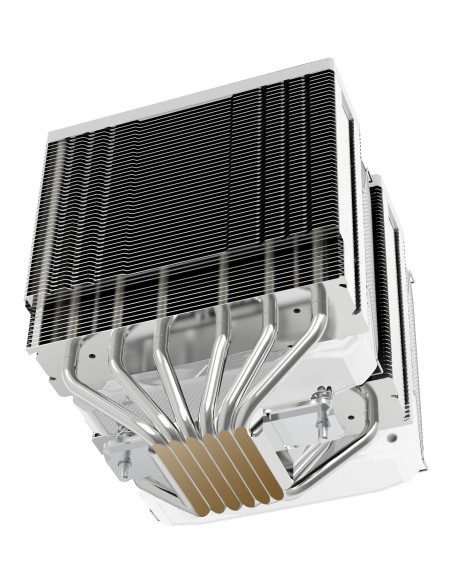 MARS GAMING VENTILADOR CON DISIPADOR MCPU-XU6  2x 12cm  BLANCO