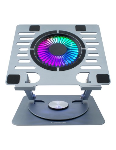 COOLBOX Base refrigerac.Portátil COOLAIR 1vent RGB