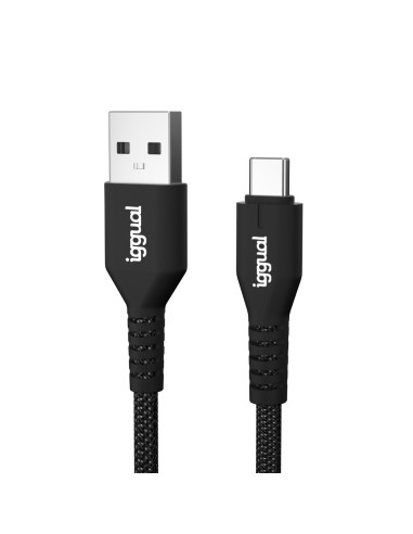 iggual Cable USB-A a tipo C 3A 180 cm trenzado