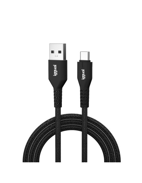 iggual Cable USB-A a tipo C 3A 180 cm trenzado