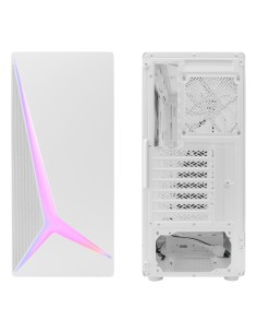 CAJA ATX COOLBOX GAMING GA450B STARTLIGHT WHITE SIN FUENTE CRISTAL TEMPLADO ARGB
