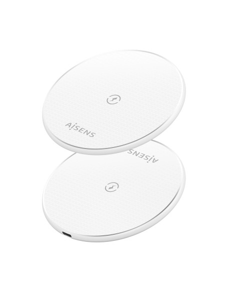AISENS CARGADOR INALAMBRICO ASCH-15W1WC057-W  15W  BLANCO