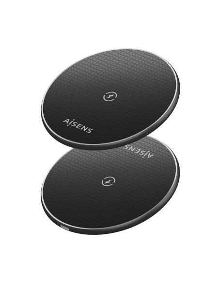 AISENS CARGADOR INALAMBRICO ASCH-15W1WC058-BK  15W  NEGRO