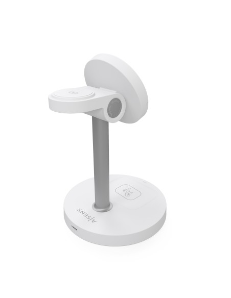 AISENS BASE DE CARGA INALAMBRICA ASCH-15W3WC065-W  15W  BLANCA