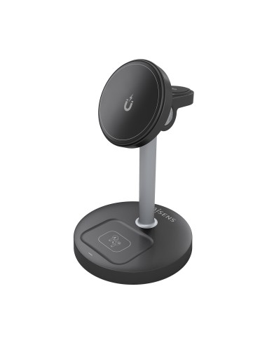 AISENS BASE DE CARGA INALAMBRICA ASCH-15W3WC066-BK  15W  NEGRO
