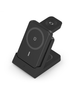 AISENS BASE DE CARGA INALAMBRICA ASCH-15W4WC064-BK  15W  NEGRO