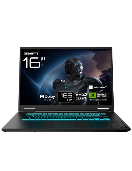 PORTATIL GIGABYTE A16 3VHK3PT864SD R7-260 RTX5060 16GB 1TB 16" WUXGA FreeDOS