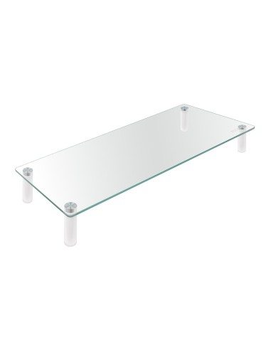 Tooq TQMR061 Soporte elevador monitores vidrio