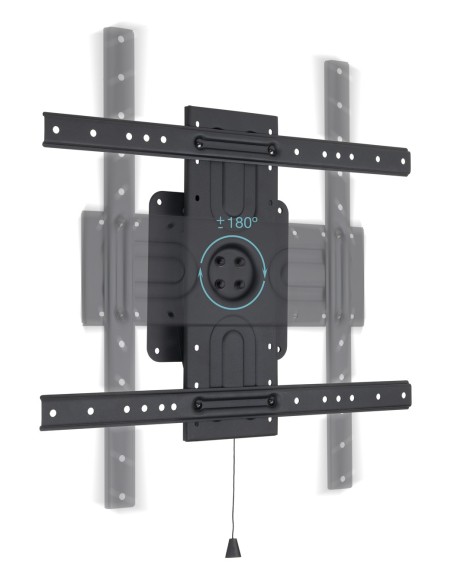 Tooq LP3780F-R Soporte pared rotación 360º Negro