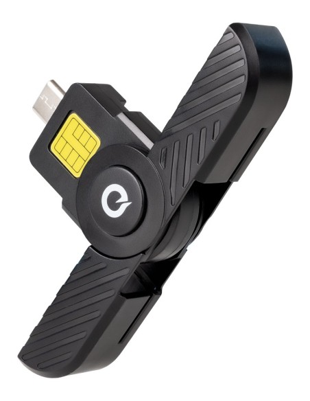 Tooq TQR-3011B Lector DNIe USB-C 2.0 Negro