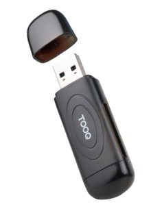 Tooq TQR-3002B Lector tarjetas USB3.0 SD TF Negro