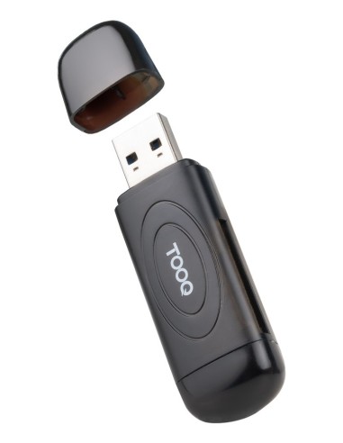 Tooq TQR-3002B Lector tarjetas USB3.0 SD TF Negro