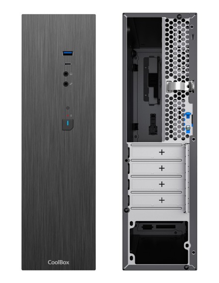 COOLBOX CAJA MICRO ATX SLIM T370 CON FTE. TBZ300