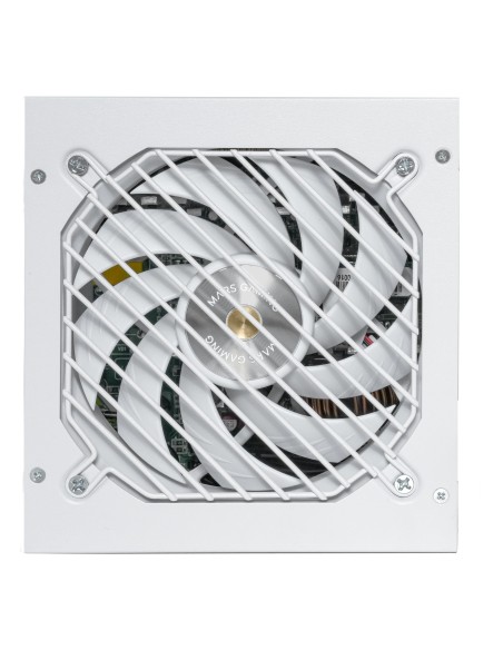 MARS GAMING FUENTE DE ALIMENTACION MPB1000PSI 1000W 80 PLUS GOLD BLANCAVENTILADOR 14CM