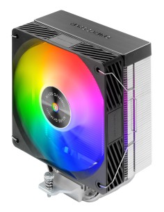 MARS GAMING VENTILADOR CON DISIPADOR MCPU-X4ARGB NEGRO12 CM