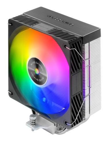 MARS GAMING VENTILADOR CON DISIPADOR MCPU-X4ARGB NEGRO12 CM