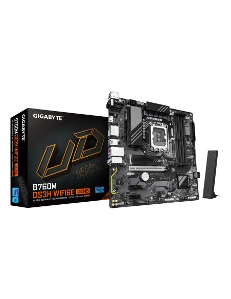 PLACA BASE GIGABYTE B760M DS3H DDR4 1700 MATX 4XDDR4