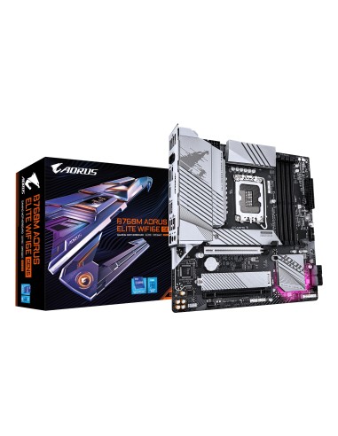 PLACA BASE GIGABYTE B760M A E WF6E GEN5 1.0 DDR4 1700 MATX 4XDDR4