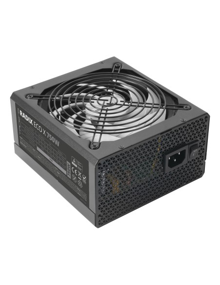 Fuente De Alimentacion Tacens Radix Eco X 750w Apfc 87 % Eficiencia Vent 140mm 10db Haswell
