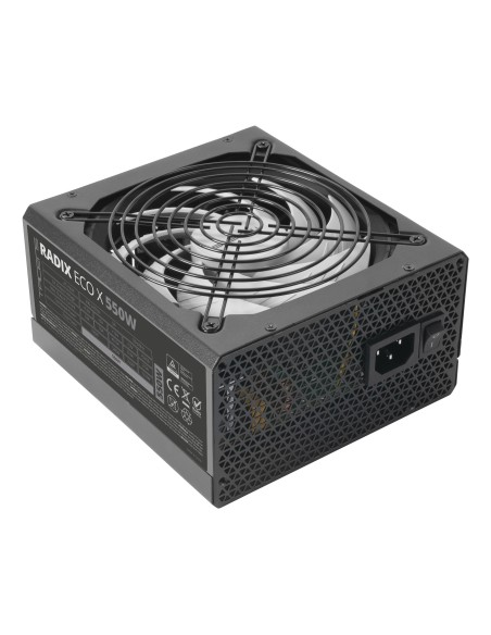 Fuente De Alimentacion Tacens Radix Eco X 550w Apfc 87 % Eficiencia Vent 140mm 10db Haswell