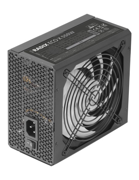 Fuente De Alimentacion Tacens Radix Eco X 550w Apfc 87 % Eficiencia Vent 140mm 10db Haswell