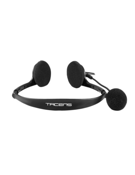Tacens AH115 Binaural Diadema Negro auricular con micrófono
