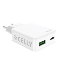 Celly Cargador 1 Usb-C 1 Usb- A 45w