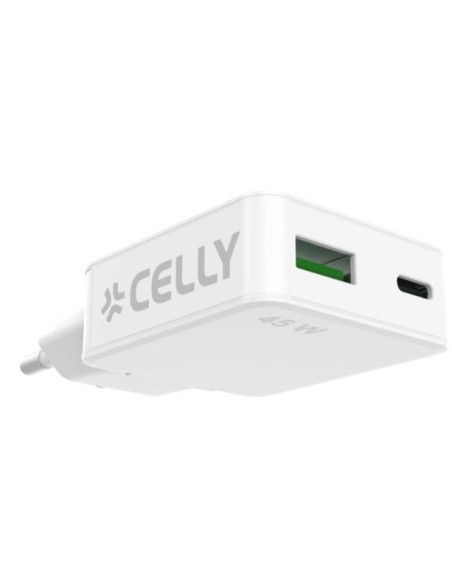 Celly Cargador 1 Usb-C 1 Usb- A 45w