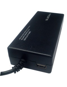 Tacens Oris Auto 100 adaptador e inversor de corriente Interior 100 W Negro