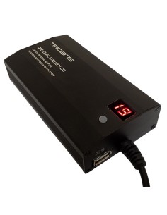 Tacens Oris Dual Pro 120 adaptador e inversor de corriente Interior 120 W Negro