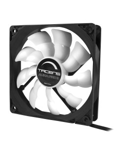 Tacens AURA PRO II 8cm Carcasa del ordenador Ventilador Negro, Blanco