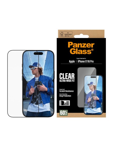 PanzerGlass Screen Protector iPhone 16Pro-17