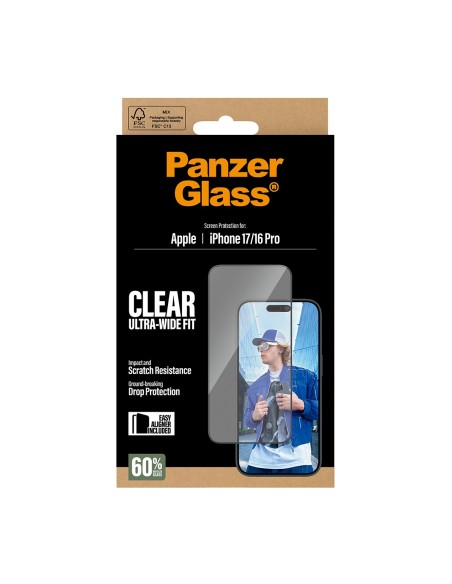 PanzerGlass Screen Protector iPhone 16Pro-17
