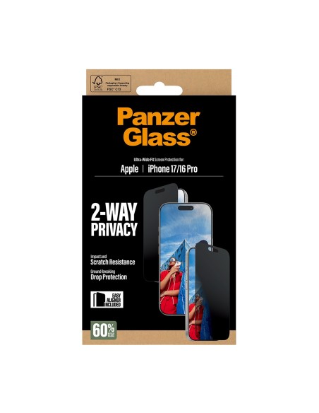 PanzerGlass Privacy Protector iPhone 17-16Pro