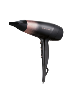 SECADOR REMINGTON D5305 2200W 3 TEMPERATURAS DIFUSOR NEGRO Y ROSA
