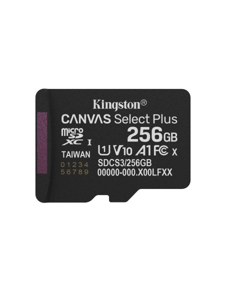 Kingston SDCS3 256GB microSDXC Gen3 150MB s A1