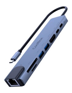 Coolbox M.DOCK C81 USB-C 1PD 2USB-A HDMI SD MSD RJ