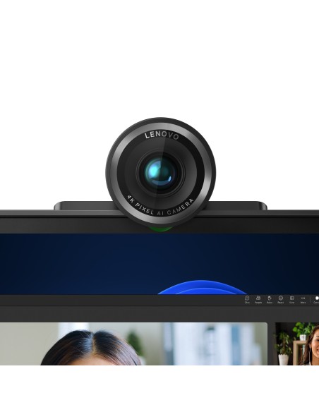 Lenovo WebCam 8 MP 4K Ultra HD USB-C Negra