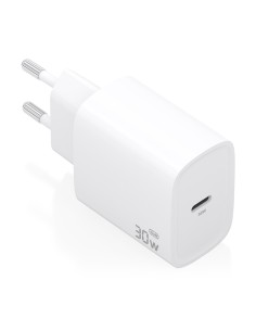 CARGADOR AISENS GAN 30W 1XUSB-C PD3.0 BLANCO