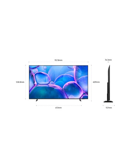 SAMSUNG TV 43" TU43U7005F CRYSTAL UHD SMART TV BT