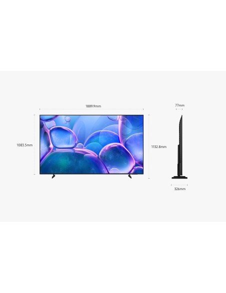 SAMSUNG TV 85" TU85U7025F CRYSTAL UHD SMART TV BT