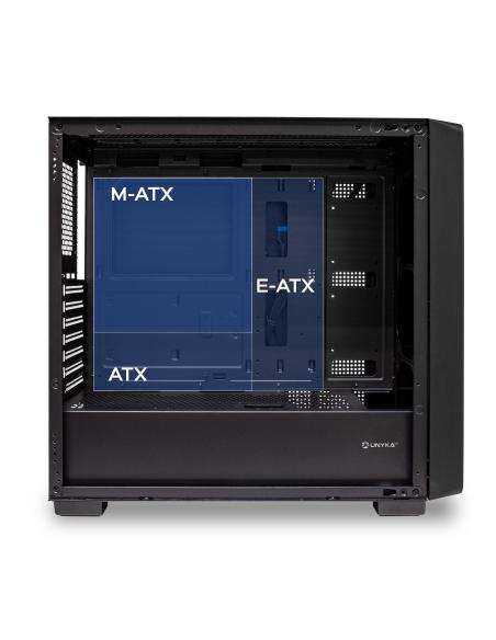 CAJA ATX UNYKA GAMING REVELAT MADEIRA BLACK VENTANA UK121804