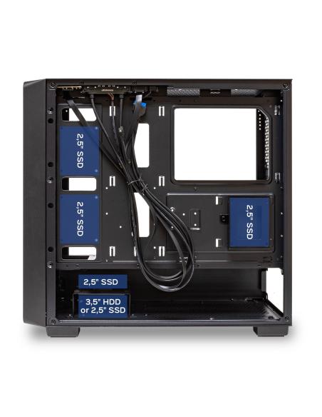 CAJA ATX UNYKA GAMING REVELAT MADEIRA BLACK VENTANA UK121804