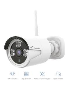 CAMARA VIGILANCIA NIVIAN EXTERIOR PARA AMPLIACION KIT CCTV KIT830W / 2K / NO FUNCIONA FORMA AUTONOMA / MICROSD HASTA 64 GB / IP6