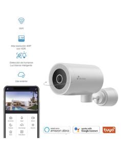 CAMARA VIGILANCIA NIVIAN EXTERIOR WIFI / 2.5K / DIA-NOCTURNA / MICROFONO - ALTAVOZ / DETECCION PRESENCIA / AUTOTRACKING / MICROS