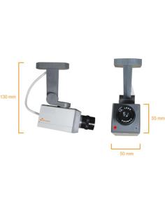 CAMARA FALSA SEGURIDAD DUMMY SIMULADA NIVIAN / PILAS 3XAA / SOPORTE INCLUIDO / LED ROJO PARPADEANTE / CS705